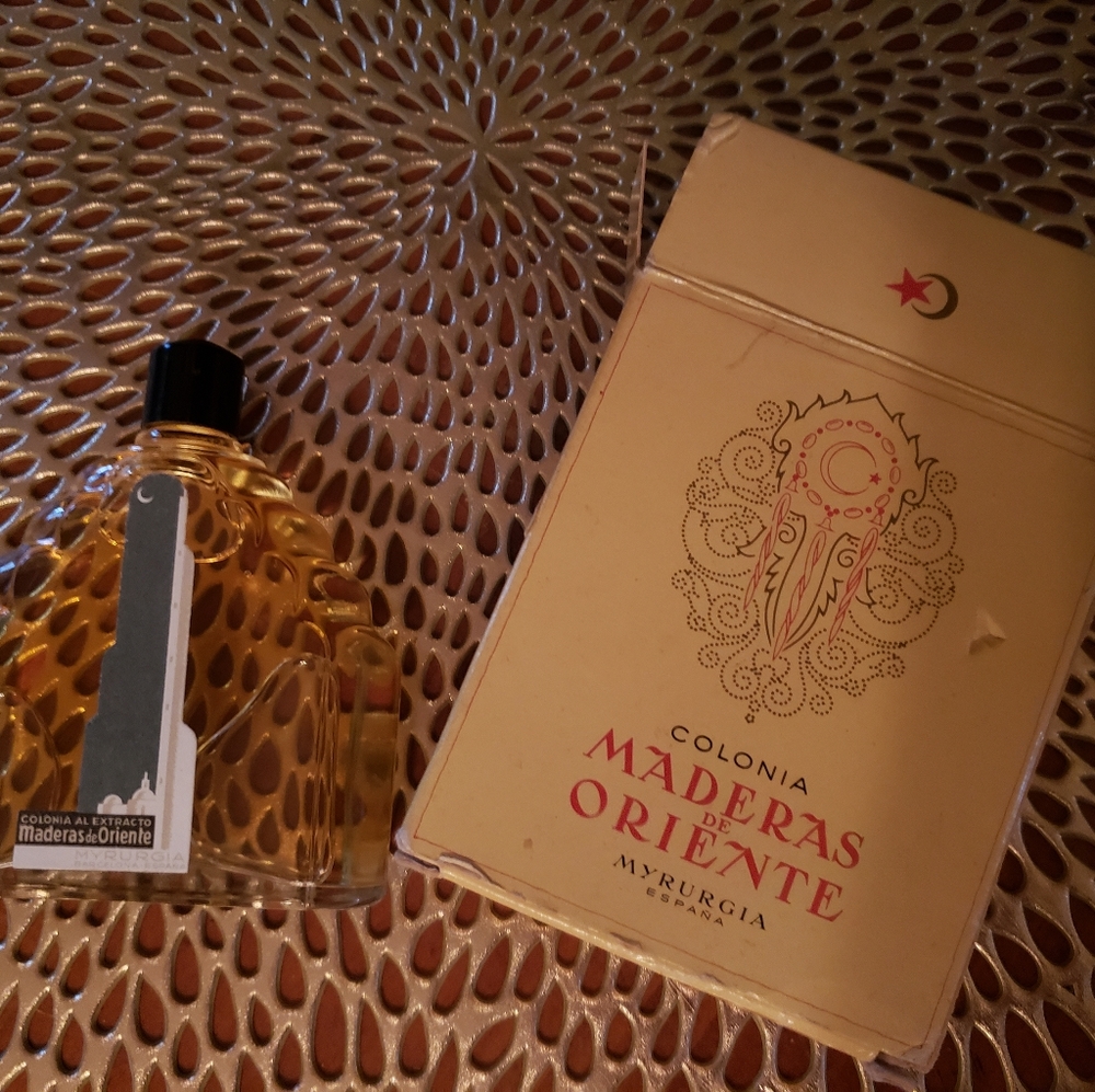 Colonia Maderas de Oriente Myrurgia-Box Rare Art Deco Skyscraper Bottle Perfume